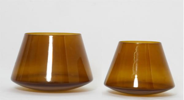 Amber glass vessels, model ODTTA-052025